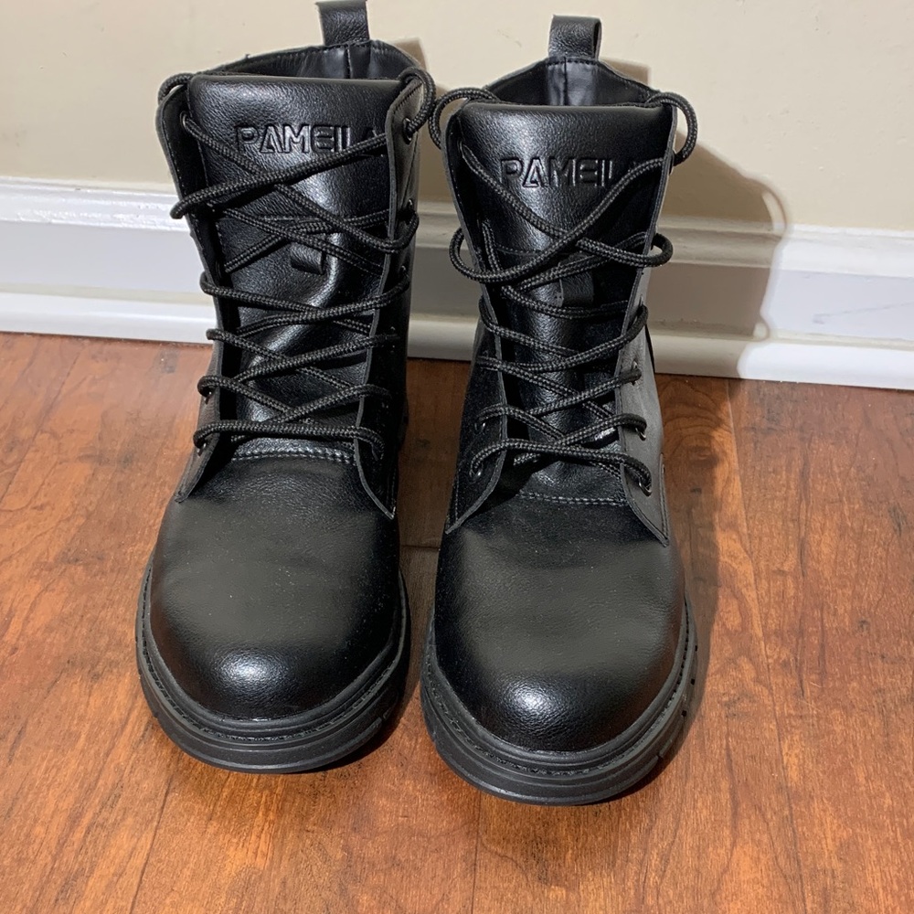 Pamela steel toe boots
